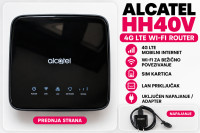 Alcatel HH40V Wireless Router na SIM kartice - Otključan, ispravan!