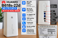 Huawei B618 4G+ LTE Router – Otključan, testiran, ispravan!