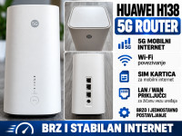 Huawei H138 Wireless 5G Router na SIM kartice - Otključan, ispravan!