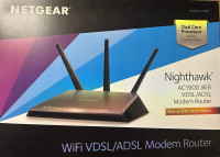 Netgear NightHawk wifi ethernet/vdsl/adsl modem router D7000