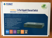 Planet 5 portni Gigabite Ethernet Switch