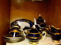 Kobalt servis za crnu kavu