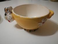 Šaljica / zdjelica za bebu, motiv psić, duplo dno, keramika, 2 eura Zg