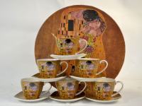 Set šalica za kavu za šestoro motiv Gustav Klimt