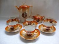 UNION K Made in Czecho-Slovakia porcelain Coffe set 1921. SERVIS KAVA