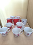 Velike šalice od porculana za čaj - kavu - neke su retro - različite