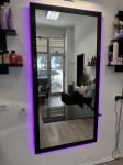 Ogledalo za salon sa LED RGB pozadinskim osvjetljenjem