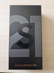 Samsung Galaxy S21 Ultra 12/256 GB black, nova baterija