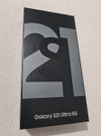 Samsung Galaxy S21 Ultra 5G, crni, 12/256gb,Novo