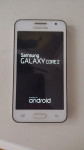 Samsung GALAXY CORE 2 bez punjača,telefonski pozivi i SMS poruke rade.