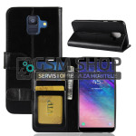 Kožna torbica futrola Samsung Galaxy A6 (2018) Wallet Crazy Horse