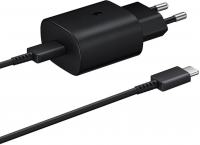 Punjač Samsung TA800 25W Fast Charge USB-C crni +kabel EP-TA800XBEGWW