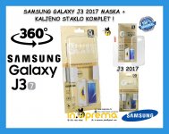 Samsung Galaxy J3 2017 MASKA + J3 2017 KALJENO STAKLO KOMPLET 65 KN