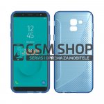 Silikonska zaštitna maska Samsung Galaxy J6 (2018) s-line carbon plava