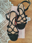 CRNE ŽENSKE SANDALE - 37 -NOVO