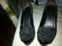 Kožne  crne sandale