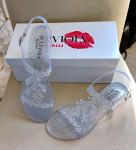 PREKRASNE SANDALE – PROZIRNE, SA SVJETLUCAVIM DETALJIMA – NOVO!