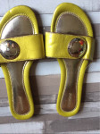 Šlape žute mokasinke zelene br 41
