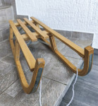 Sanjke drvene, sklopive 110 cm