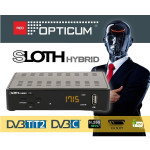 Digitalni zemaljski prijemnikDVB-T2/C SLOTH Hybrid H.265/HD/CA/LAN/USB