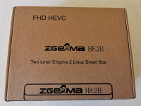 Receiver-ZGEMMA H8.2H--DVB-S2X/T2/C H.265 Combo-NOVO.....