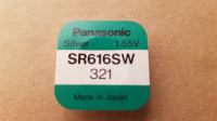 Baterija za sat Panasonic SR616SW Silver, 10 kom.