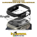 MASKICA ZA APPLE WATCH ULTRA 49MM RINGKE 2 KOM CRNA PROZIRNA MASKA