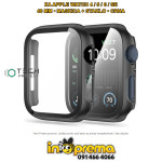 MASKICA STAKLO ZA APPLE WATCH 4 5 6 SE 1 2 3 40MM TECH CRNA