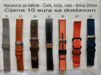 Narukvice za satove - NOVE - POVOLJNO