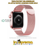REMEN ZA APPLE WATCH ULTRA 12 11 10 44 45 46 49 MM TECH ROZA ZLATNI