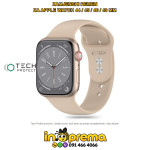 REMEN NARUKVICA ZA APPLE WATCH 44 45 46 49MM TECH SILICONE WALNUT