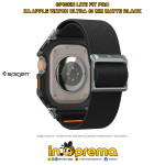 REMEN NARUKVICA ZA APPLE WATCH ULTRA 49MM SPIGEN LITE FIT PRO CRNI