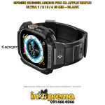 REMEN NARUKVICA MASKICA ZA APPLE WATCH ULTRA 49MM SPIGEN CRNI