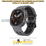 REMEN NARUKVICA SAMSUNG WATCH ULTRA 2 1 47MM TECH SIVO CRNI