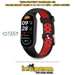 REMEN NARUKVICA XIAOMI SMART BAND 11 10 9 8 NFC TECH CRNO CRVENI