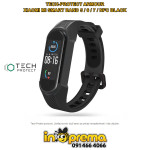 REMEN NARUKVICA XIAOMI SMART BAND 5 6 7 NFC TECH-PROTECT ARMOUR CRNI
