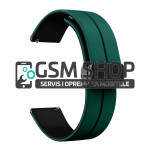 Silikonski remen Magnet za Samsung Watch Huawei GT2 GT3 22mm zeleni