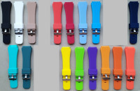 SILIKONSKI REMENI ZA SAT, 22 mm, SREBRNA KOPČA, Samsung, Huawei