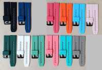 SILIKONSKI REMENI ZA SAT, ŠIRINA 22 mm, CRNA KOPČA, WATCH GT