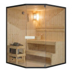 Falun xl sauna za 2-3 osobe 150x150x200 cm