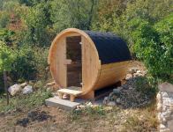 Finska bačva sauna za 4 osobe - 185x180cm