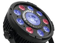 EUROLITE LED SLS-9 Hybrid HCL - Flat spotlight with strobe and UV