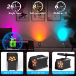 Best Lights Za Party Evente Svadbe itd LED 6x18w RGBWA+UV sa baterijom