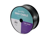 EUROLITE DMX kabel 2x0.22 crni
