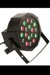 Slim LED PAR 18x 3W RGB (4 komada) + T-bar  za reflektore