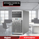 NAJAM HP ProLiant ML310E G8, Tower / Xeon Quad-core E3-1246V3 / 8GB /