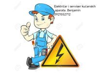 Električar,Servis kućanskih aparata.