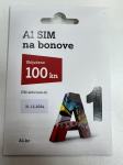 A1 Internet SIM na bonove 100kn SIm kartica NOVO R1 Račun s PDV