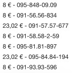 50-ak atraktivnih mobilnih brojeva već od 3,03€/sim: 5656 5757 5858…