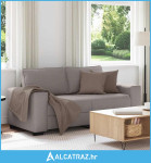 Dvosjed Kauč Taupe 180x77x82 cm Tkanina - NOVO